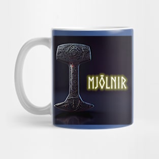 Mighty Mjolnir Thor Hammer Norse Mug